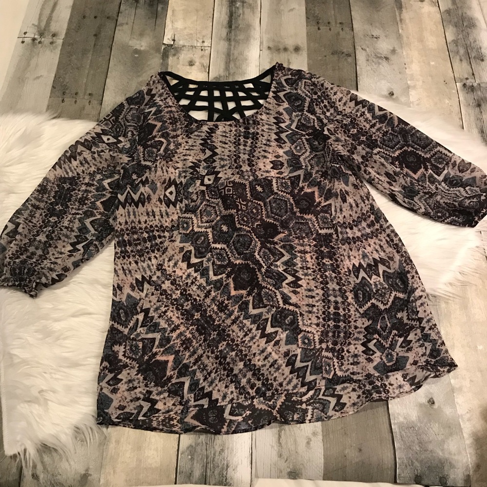Maurice’s sheer blouse size S